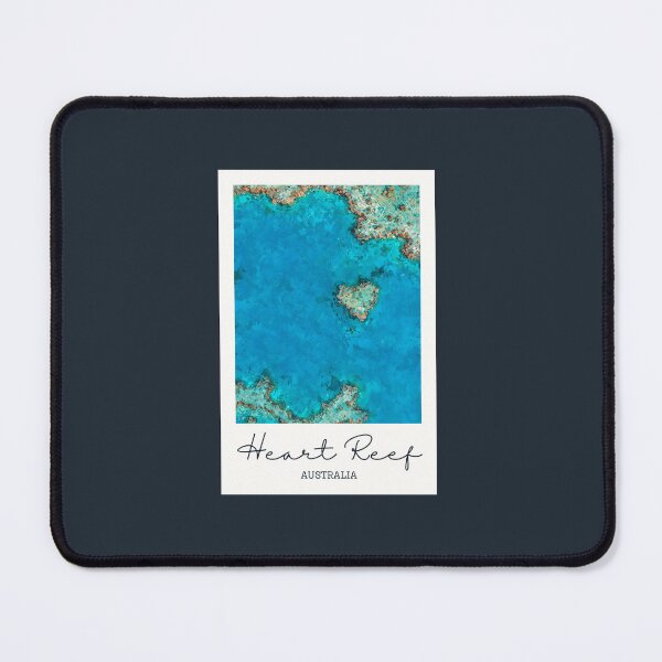 Item preview, Heart Reef Whitsunday Islands Australia - Vintage Souvenir designed and sold by twentytwo ART souvenir designs.