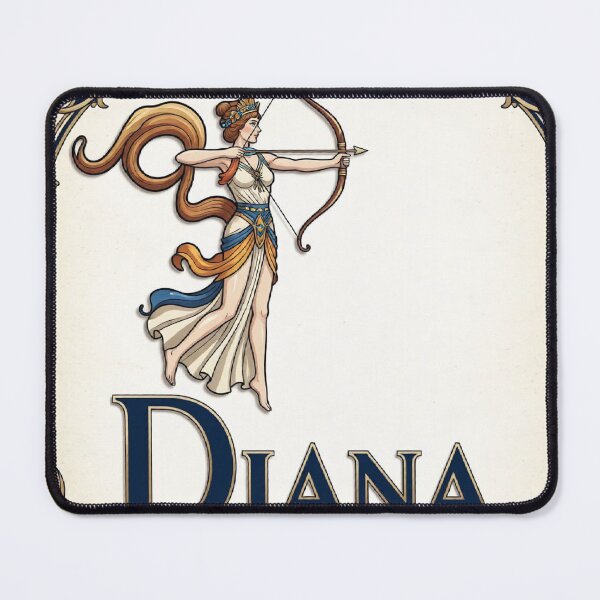 Item preview, Modern Art Deco Diana Goddess - Colorized 1920s Revival designed and sold by National Heritage Prints.