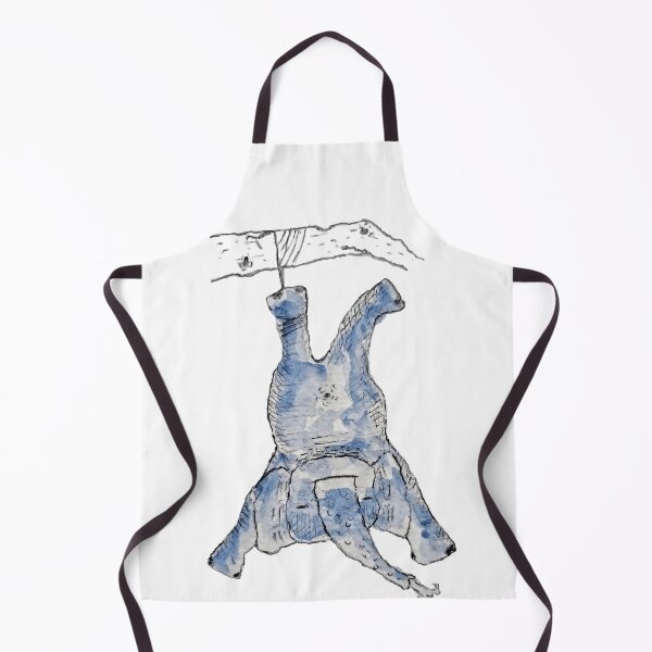 Item preview, Living my Best Mistake - Deadpan Elephant Art Sketch - Transparent Background designed and sold by Rak Scenist.