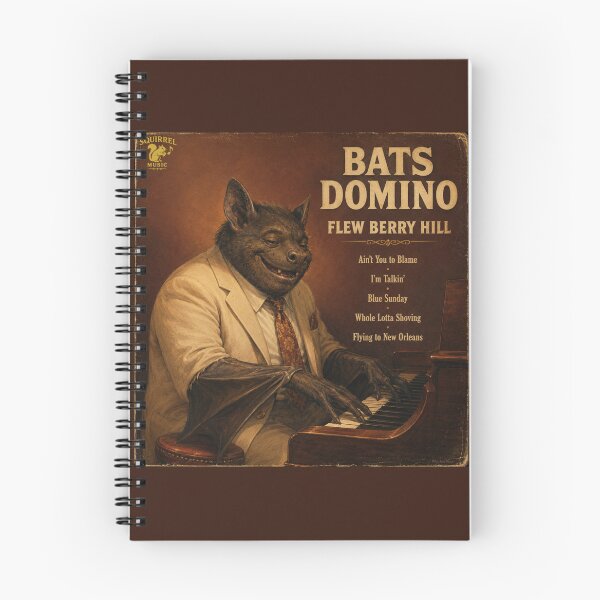 Item preview, Bats Domino Vintage Piano Rhythm Album designed and sold by MissTerryWoman.