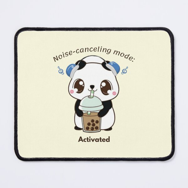 Item preview, Noise Canceling Mode Activated Panda designed and sold by PromptCoreNexus.