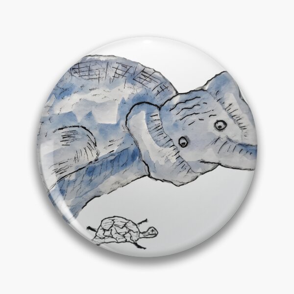 Item preview, Professional Amateur - Deadpan Elephant & Turtle Sketch - Transparent Background designed and sold by Rak Scenist.