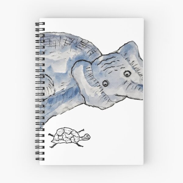 Item preview, Professional Amateur - Deadpan Elephant & Turtle Sketch - Transparent Background designed and sold by Rak Scenist.