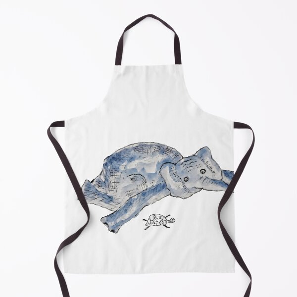 Item preview, Professional Amateur - Deadpan Elephant & Turtle Sketch - Transparent Background designed and sold by Rak Scenist.
