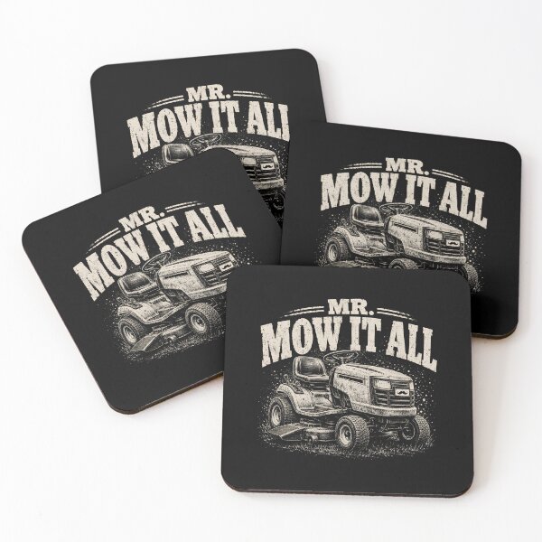 Item preview, Mr. Mow It All Lawn Mower Landscaper designed and sold by zoes-ink.