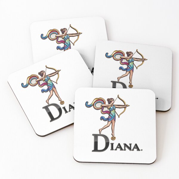 Item preview, Modern Art Deco Diana Goddess - Colorized 1920s Revival designed and sold by National Heritage Prints.