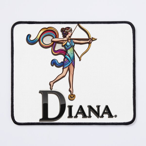 Item preview, Modern Art Deco Diana Goddess - Colorized 1920s Revival designed and sold by National Heritage Prints.