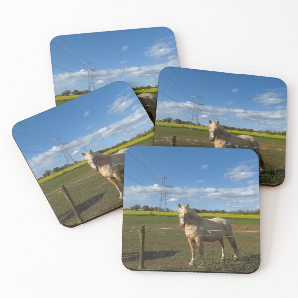 Item preview, Inquisitive White Horse designed and sold by wiggyofipswich.