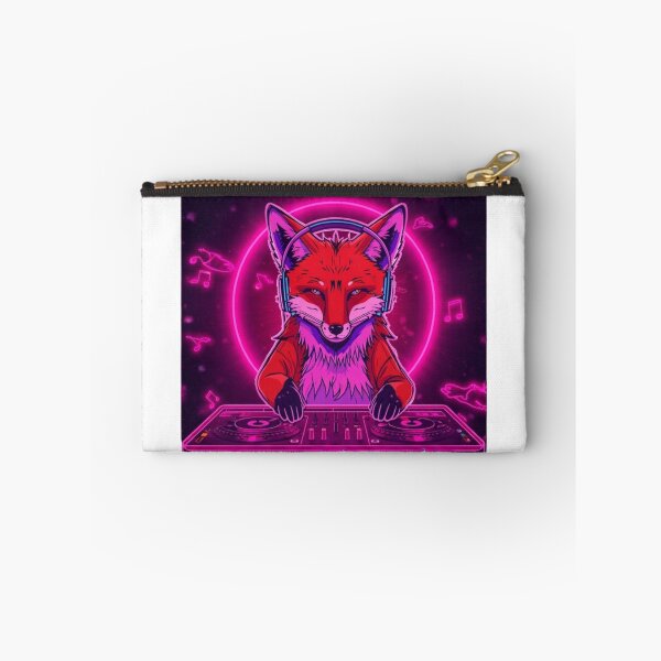 Item preview, Drop The Beat Run The Night Neon Fox DJ Art Print designed and sold by Sky-bully.