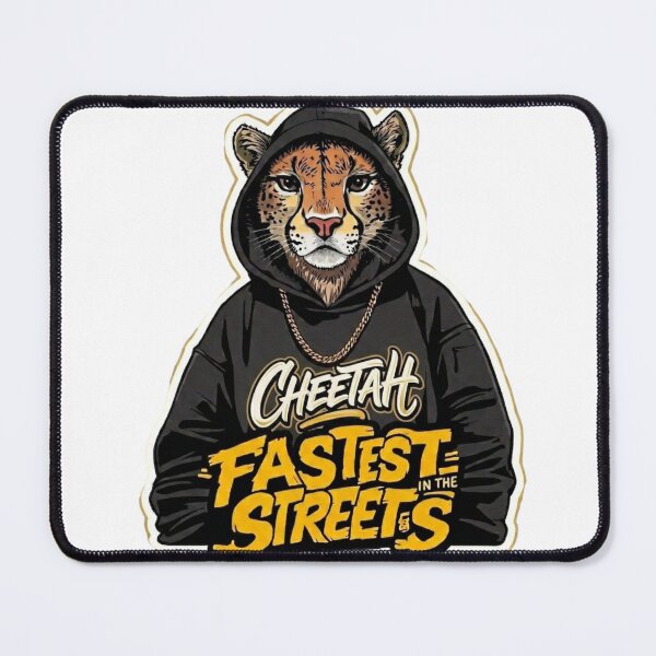 Item preview, Cheetah Fastest In The Streets Streetwear Art Print designed and sold by Sky-bully.