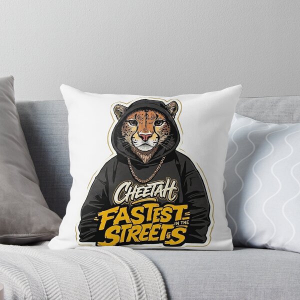 Item preview, Cheetah Fastest In The Streets Streetwear Art Print designed and sold by Sky-bully.