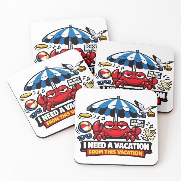 Item preview, Funny Crab Vacation Burnout Travel Gift designed and sold by Gentlestate.