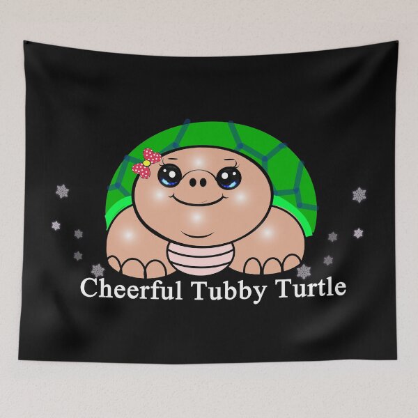 Item preview, Cheerful Tubby Turtle designed and sold by Shirley cute art .