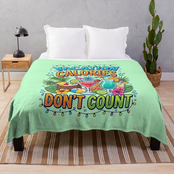 Item preview, Vacation Calories Dont Count Funny Summer Travel Food Humor Design designed and sold by Im-Ara.