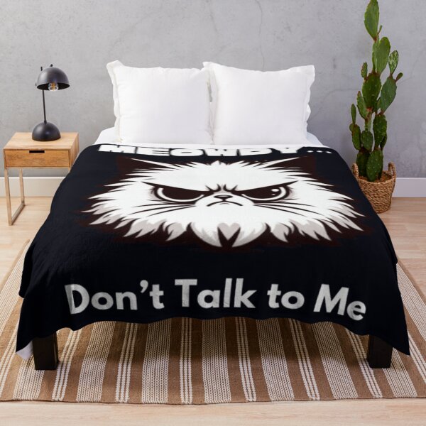 Item preview, Meowdy Don’t Talk To Me Funny Angry Cat designed and sold by HopeAndHustle.