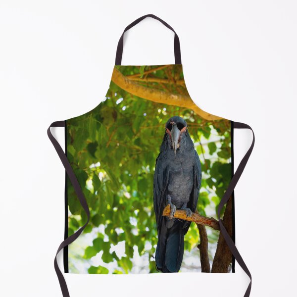 Item preview, Majestic Palm Cockatoo Portrait - Dark Exotic Bird Wildlife Photography designed and sold by AbulailArt.