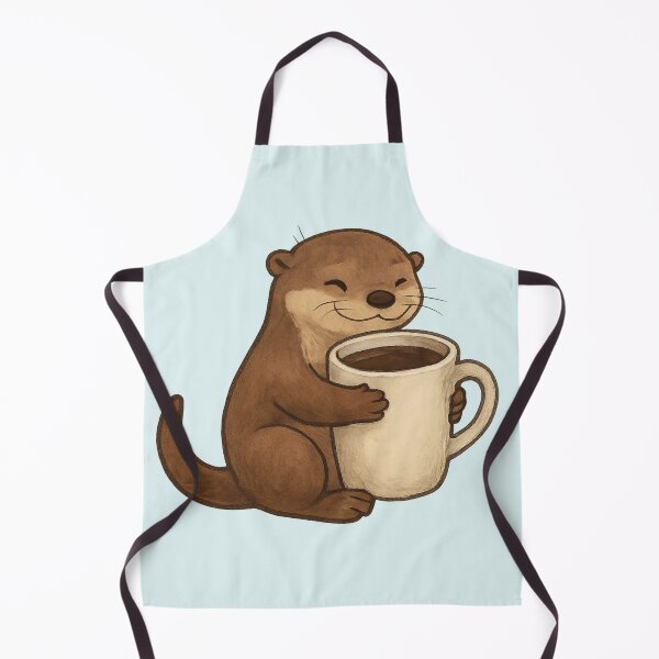 Artikelvorschau, Espresso Yourself – Niedlicher Otter-Kaffee-Wortspiel entworfen und verkauft von tineldesign.