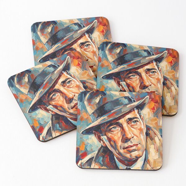 Item preview, Portrait Painting of Humphrey Bogart designed and sold by davidelder.