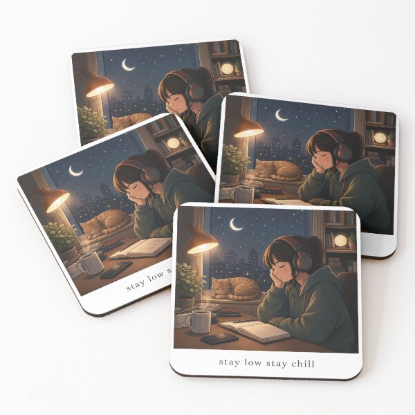 Item preview, Stay Low Stay Chill LoFi Study Aesthetic designed and sold by Sn1ver.