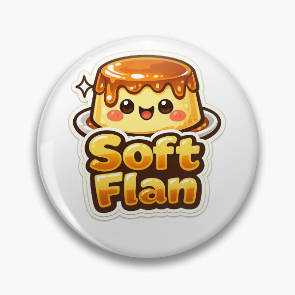 Item preview, Flan Dessert Sticker | Cute Kawaii Sweet Aesthetic designed and sold by CutePrintCorner.