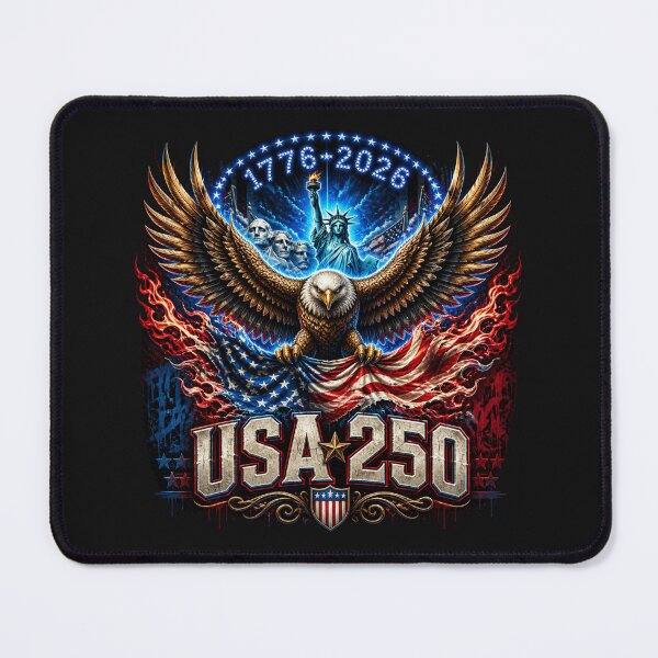 Item preview, USA 250 Years Sestercentennial Epic Eagle - Statue of Liberty & Mount Rushmore 1776-2026 designed and sold by MojNetSerwis WWK.
