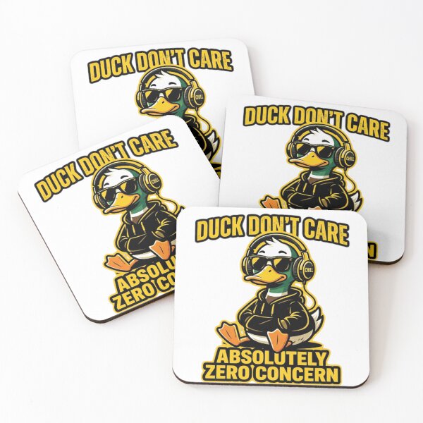 Item preview, Duck Don't Care Absolutely Zero Concern Funny Art Print designed and sold by Sky-bully.