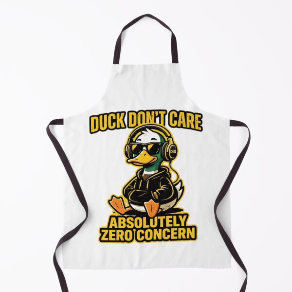 Item preview, Duck Don't Care Absolutely Zero Concern Funny Art Print designed and sold by Sky-bully.