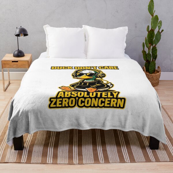 Item preview, Duck Don't Care Absolutely Zero Concern Funny Art Print designed and sold by Sky-bully.