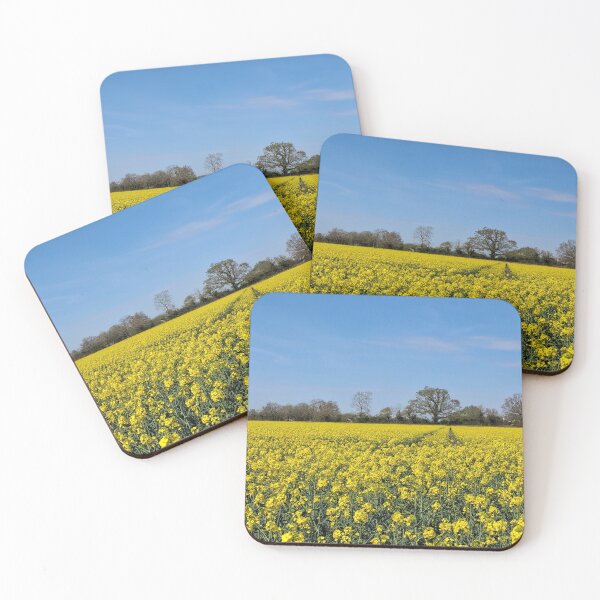 Item preview, Yellow Crop & Distant Trees designed and sold by wiggyofipswich.