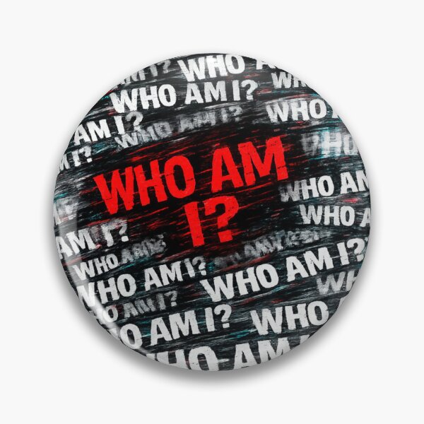 Item preview, WHO AM I – distorted identity glitch design designed and sold by VertigoState.