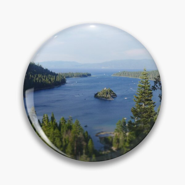 Item preview, Emerald Bay Serenity: Miniature Isle in Lake Tahoe designed and sold by sky earth human.