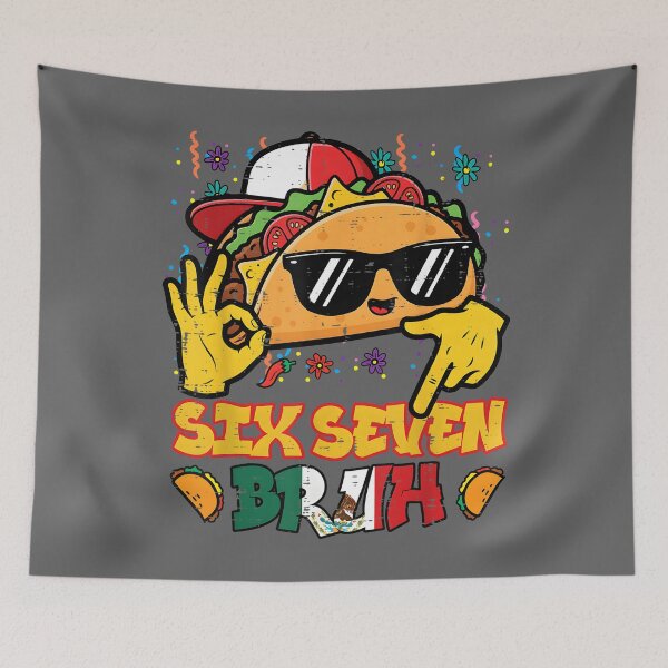 Item preview, Cinco De Mayo Taco Six Seven Bruh Fiesta 6 7 Boys Kids Youth  designed and sold by KristineLi.