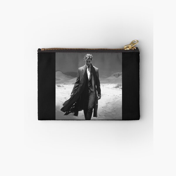 Item preview, Black and White Mysterious Man in Long Coat  designed and sold by inkoutninja.