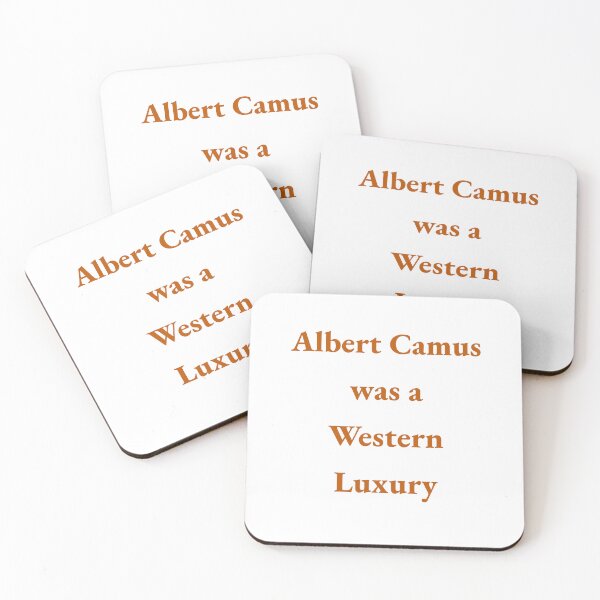 Item preview, Camus designed and sold by The WordCatcher Street.