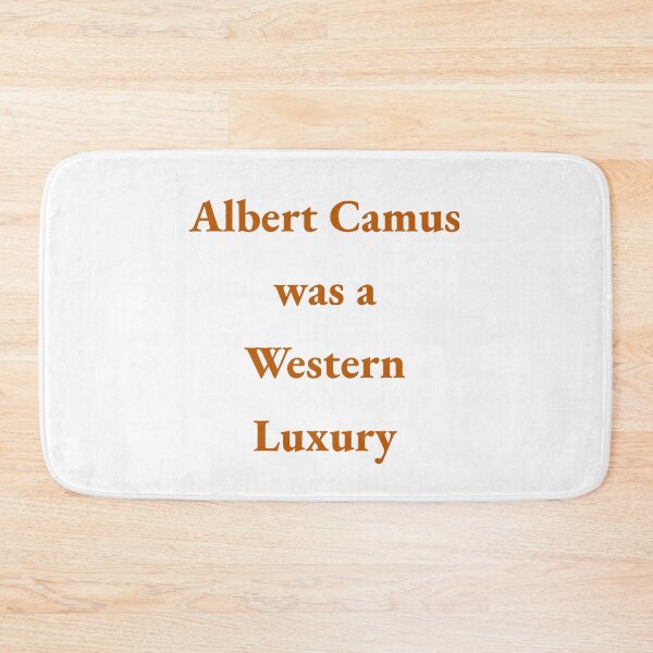 Item preview, Camus designed and sold by The WordCatcher Street.