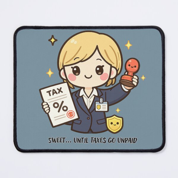 Item preview, Tax officer kawaii style  designed and sold by KawaiiHero.