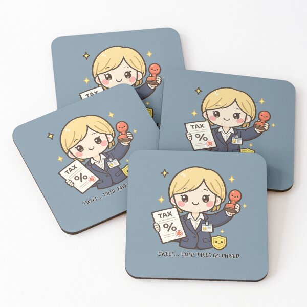 Item preview, Tax officer kawaii style  designed and sold by KawaiiHero.