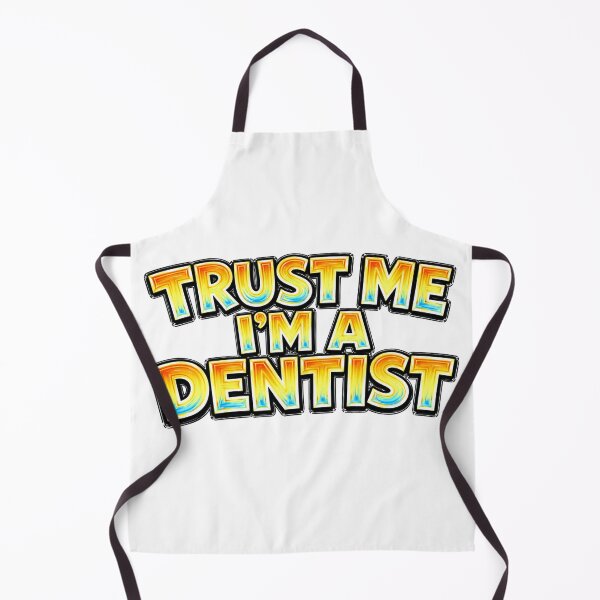 Item preview, TRUST ME I’M A DENTIST – hand drawn childlike typography designed and sold by Mac Sketches.