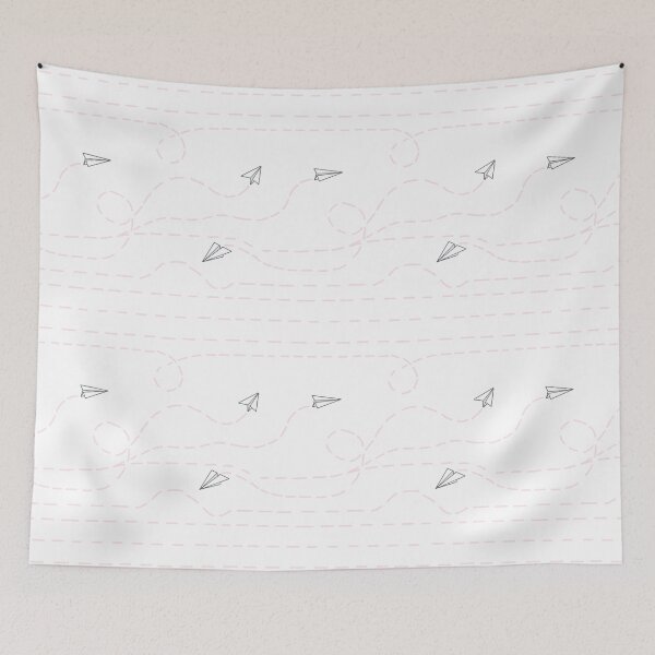 Item preview, Paper Planes -  Pink and White designed and sold by MelnDesign.