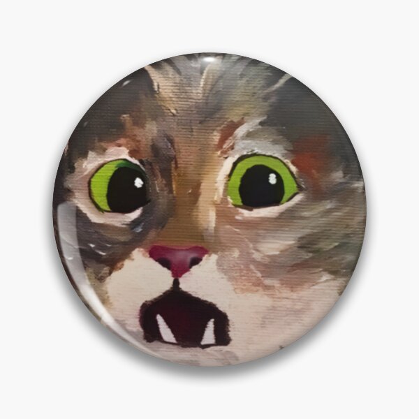 Item preview, Funny Shocked Cat Meme Retro Aesthetic designed and sold by Peac7e.