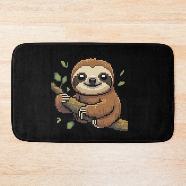 Item preview, Sloth Pixel Art designed and sold by BhadzCheetah.