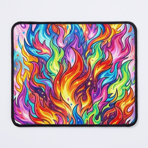 Item preview, Beautiful rainbow-colored flames designed and sold by PP&RAINBOW SHOP.