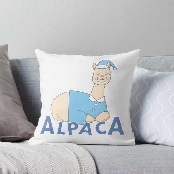 Item preview, Cute Sleeping Alpaca in Blue Pajamas Nightwear designed and sold by SulariTDsign.