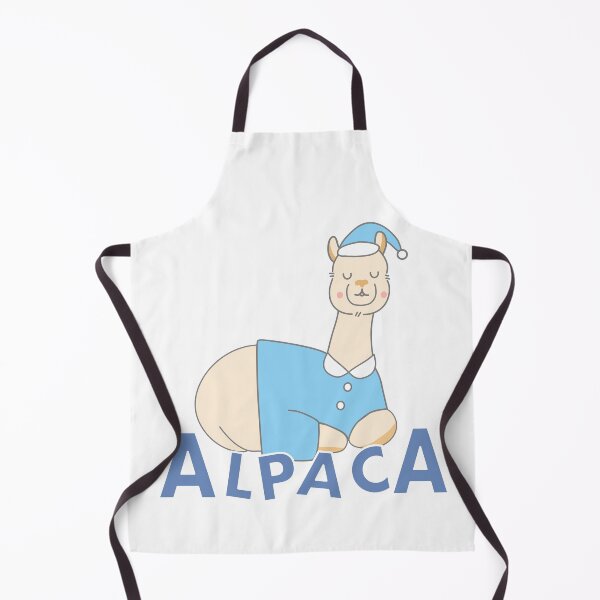 Item preview, Cute Sleeping Alpaca in Blue Pajamas Nightwear designed and sold by SulariTDsign.