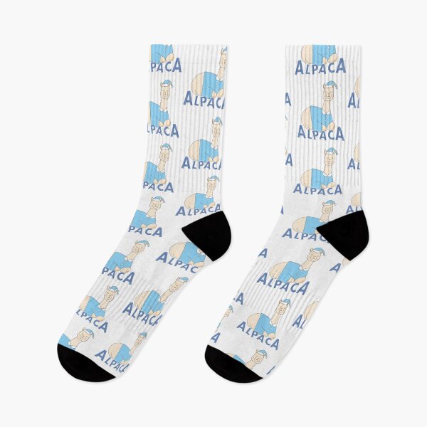 Item preview, Cute Sleeping Alpaca in Blue Pajamas Nightwear designed and sold by SulariTDsign.