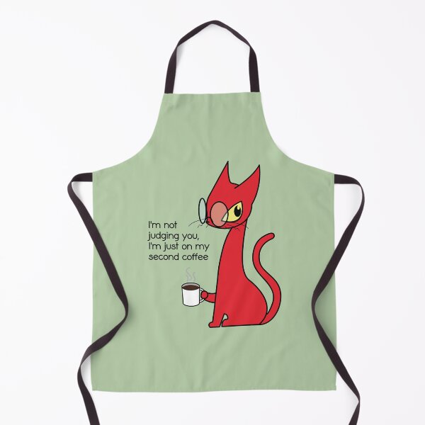 Item preview, Red Cat with second coffee designed and sold by Konopikyu.