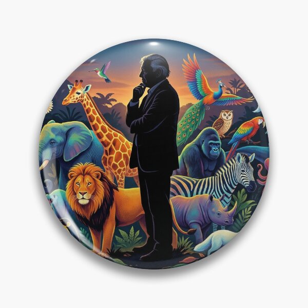 Item preview, Attenborough and his animals designed and sold by rintintinnnz.