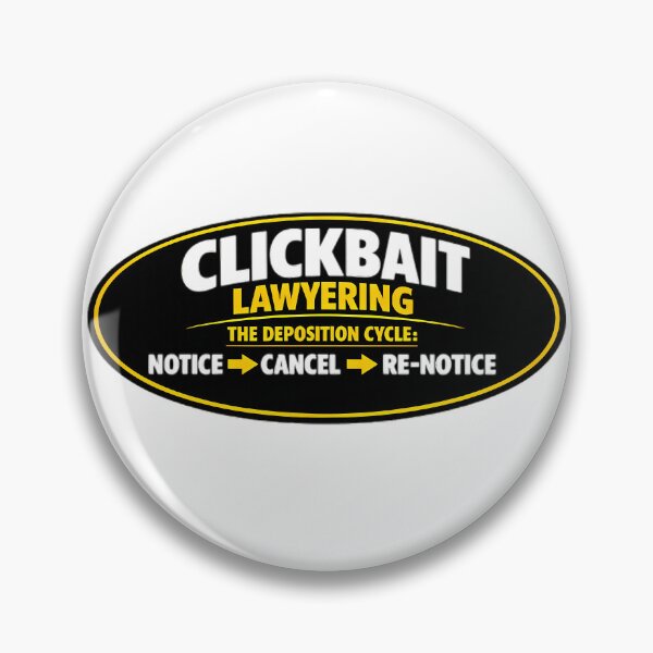 Item preview, Clickbait Lawyering designed and sold by JustBeingNosy.