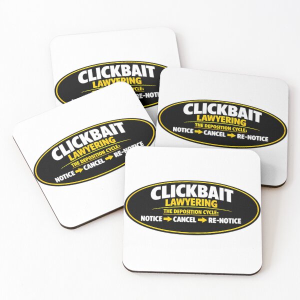 Item preview, Clickbait Lawyering designed and sold by JustBeingNosy.