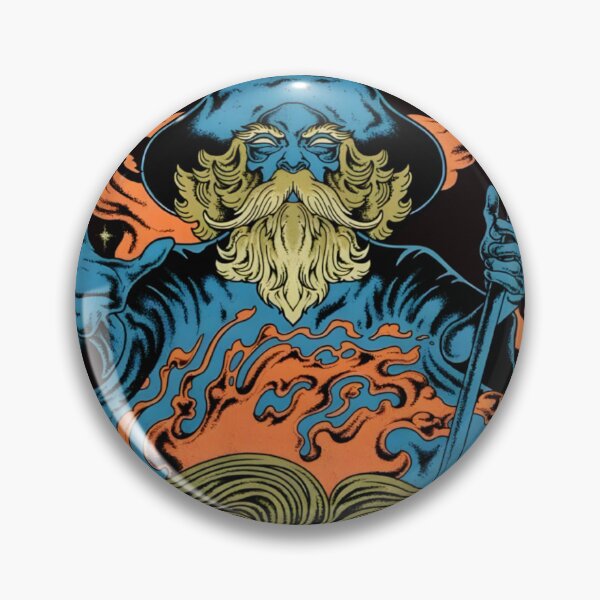 Item preview, Mystic Wizard Psychedelic Dark Fantasy Art designed and sold by Peac7e.